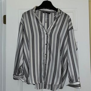 Zara striped blouse